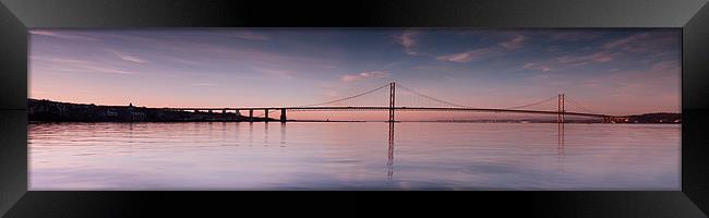Forth Road Bridge Panorama Framed Print by Keith Thorburn EFIAP/b