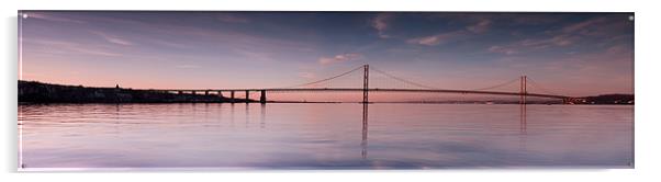 Forth Road Bridge Panorama Acrylic by Keith Thorburn EFIAP/b