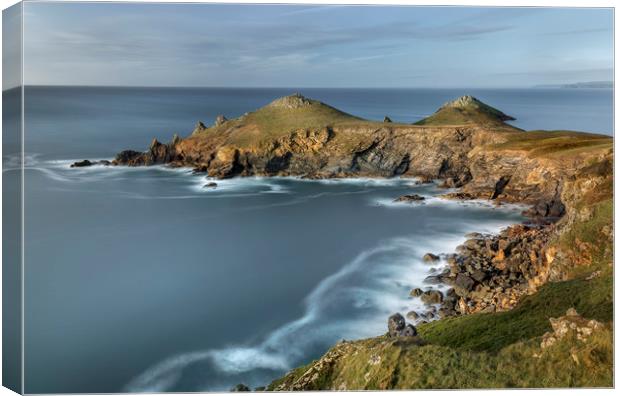 The Rumps, Pentire Point, Cornwall Canvas Print by Mick Blakey