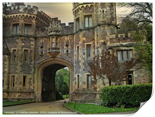 The Gatehouse Print by Heather Goodwin
