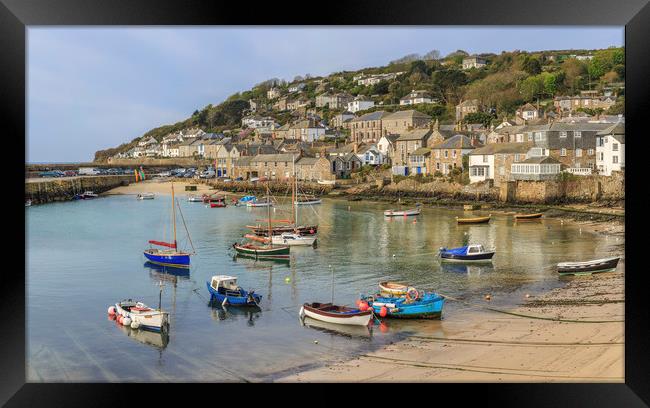  Mousehole Harbour, Cornwall Framed Print by Mick Blakey