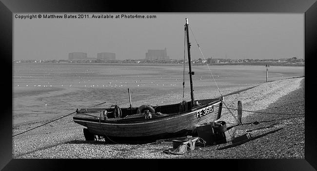 Dungeness Boat Framed Print by Matthew Bates
