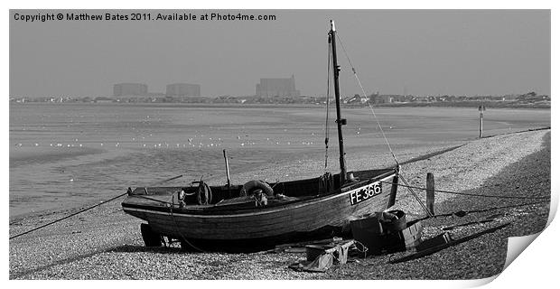 Dungeness Boat Print by Matthew Bates