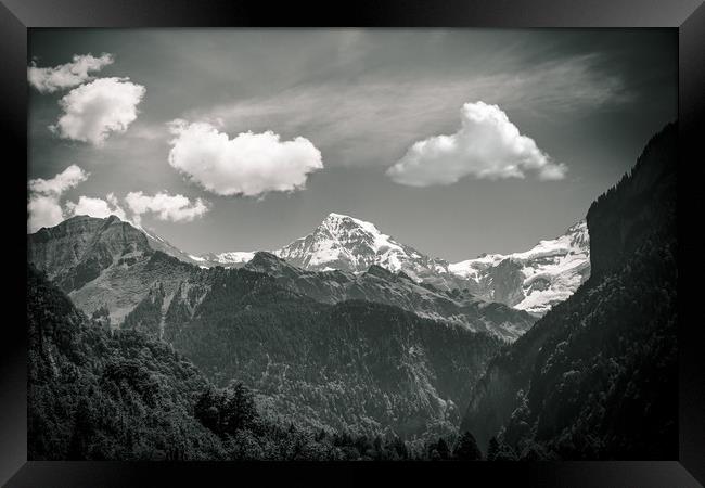 The Eiger Framed Print by Sean Wareing