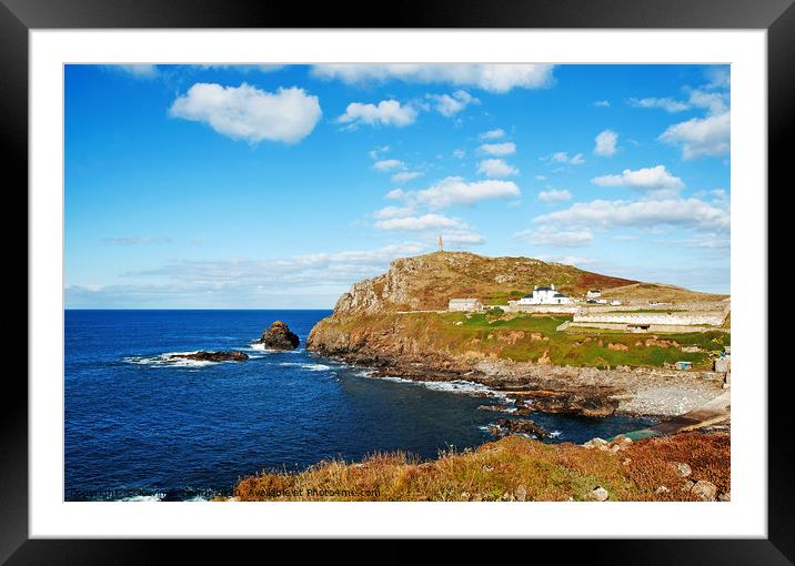 Cape Cornwall Framed Mounted Print by Kevin Britland
