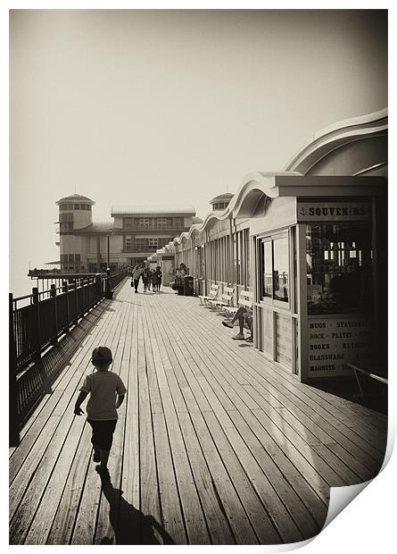Pier Happiness Print by Anthony Michael 