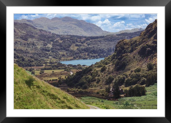 Beautiful view in Snowdonia National Park Framed Mounted Print by Simon Marlow