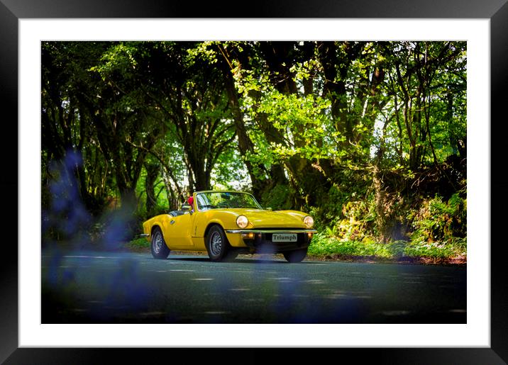 Triumph Spitfire 2 Framed Mounted Print by Maggie McCall