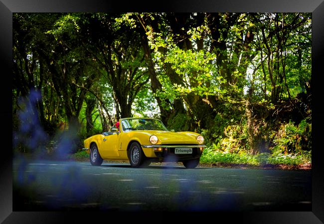 Triumph Spitfire 2 Framed Print by Maggie McCall