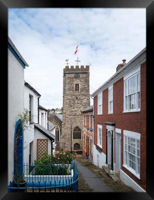 St Mary's Parish Church, Bideford, Devon. Framed Print by Judith Flacke