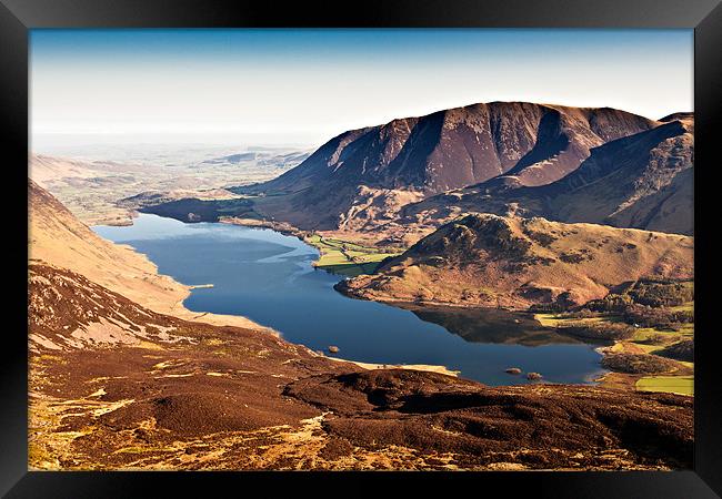Crummock Water, Cumbria. Framed Print by David Lewins (LRPS)