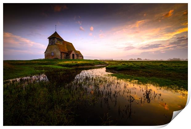 Fairfield Church Print by Svetlana Sewell