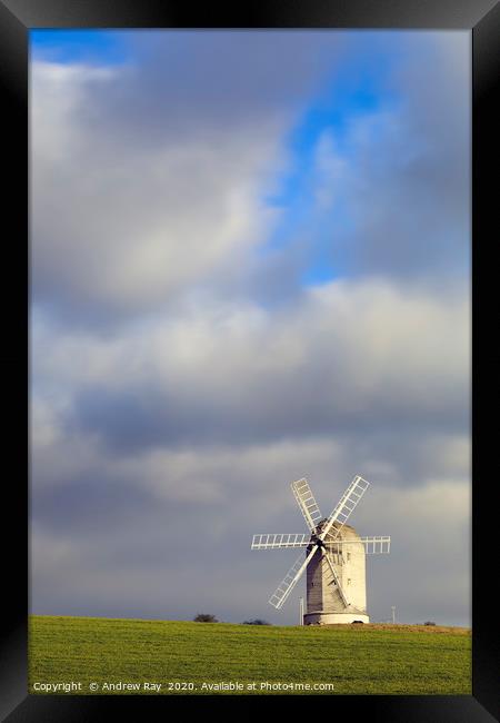 Ashcombe Windmill Framed Print by Andrew Ray