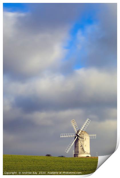 Ashcombe Windmill Print by Andrew Ray