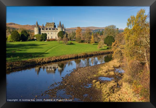 Morning at Inveraray Castle Framed Print by Andrew Ray