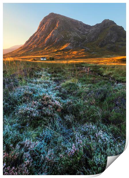 Scottish Highlands sunrise Print by John Finney