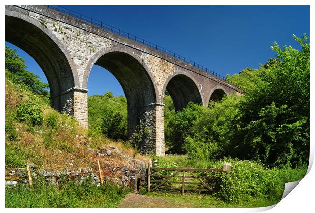 Headstone Viaduct in Monsal Dale                   Print by Darren Galpin