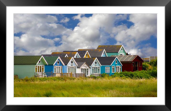 Seaside Oasis Framed Mounted Print by Simon Marlow