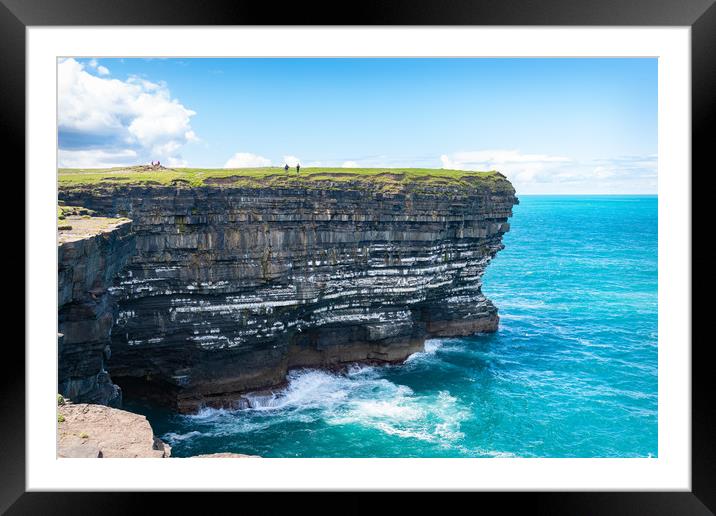 Downpatrick Head, Co Mayo, Ireland Framed Mounted Print by Dave Collins