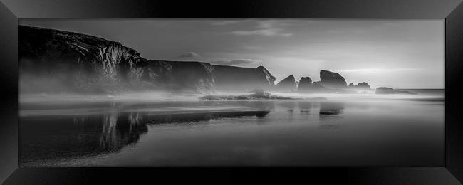 Mystical Seascape,Porthcothan beach, Cornwall Framed Print by Mick Blakey