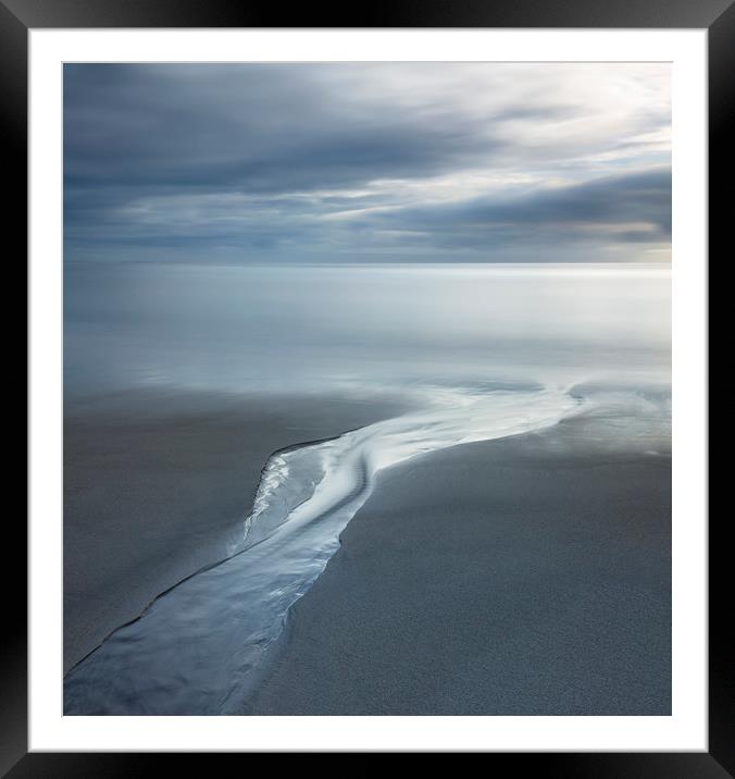 Serene Seascape, Pentewan Sands, Cornwall Framed Mounted Print by Mick Blakey