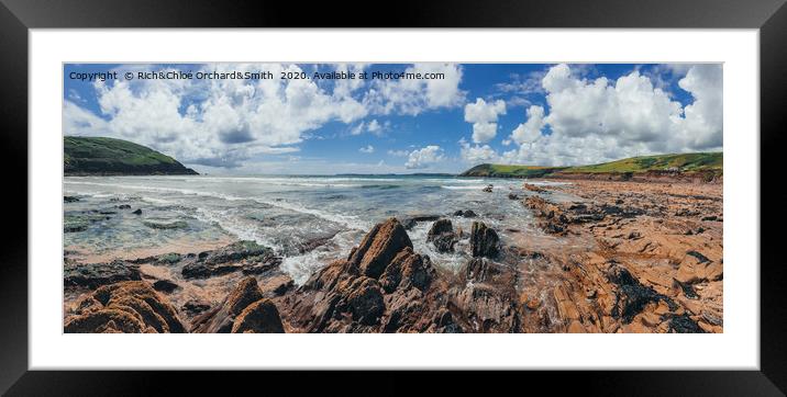 Manorbier Beach Framed Mounted Print by ROCS Adventures