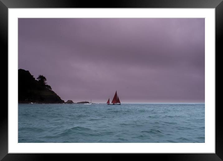 Setting sail  Framed Mounted Print by Steve Taylor