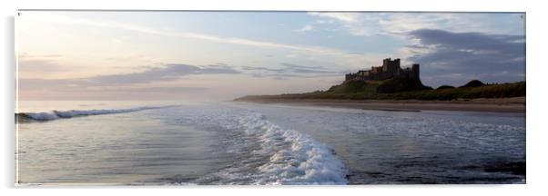 Bamburgh Castle panorama Acrylic by Northeast Images