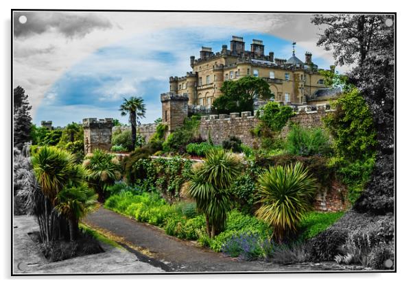 Culzean Castle Acrylic by Colin Metcalf