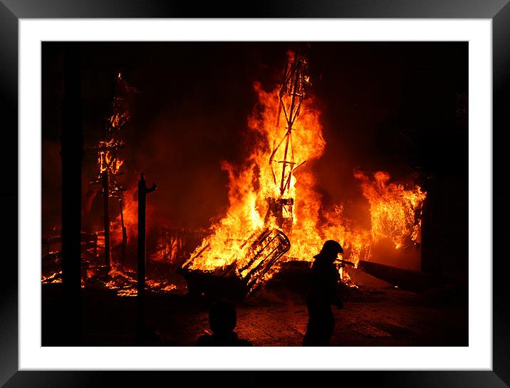 Towering Inferno Framed Mounted Print by Peter West