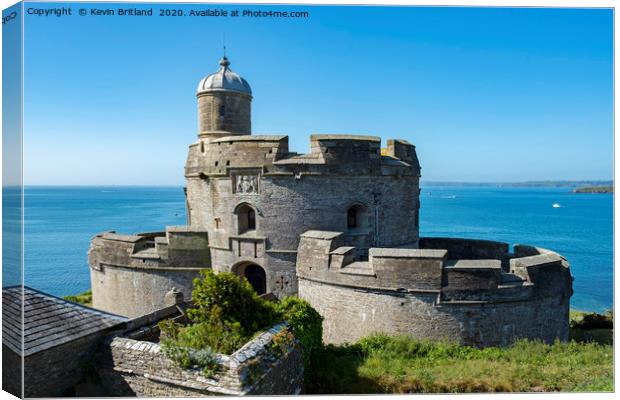 st mawes castle cornwall Canvas Print by Kevin Britland