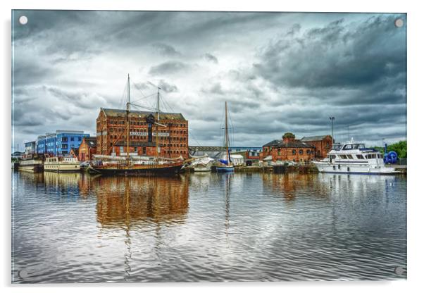Gloucester Docks                                 Acrylic by Darren Galpin