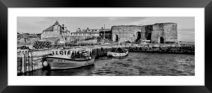 Beadnell Lime Kilns Framed Mounted Print by Northeast Images