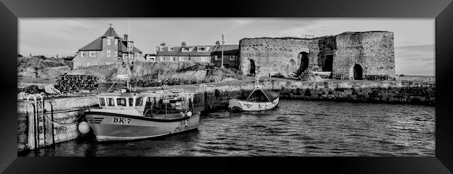 Beadnell Lime Kilns Framed Print by Northeast Images