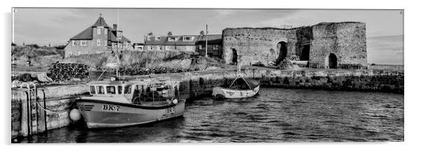 Beadnell Lime Kilns Acrylic by Northeast Images