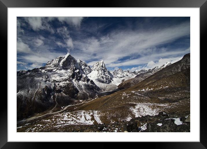 Himalayan Mountains Framed Mounted Print by Christopher Stores