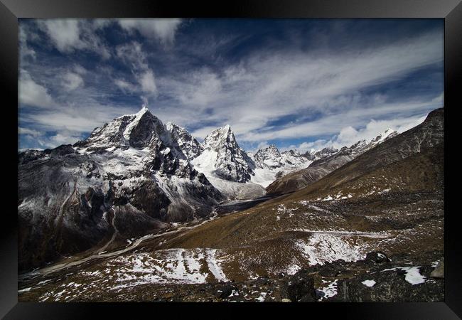 Himalayan Mountains Framed Print by Christopher Stores