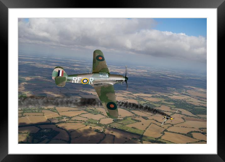 Josef František of 303 Squadron in action Framed Mounted Print by Gary Eason