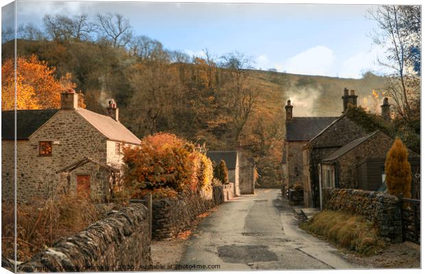  Milldale  Peak District  Canvas Print by Alison Chambers