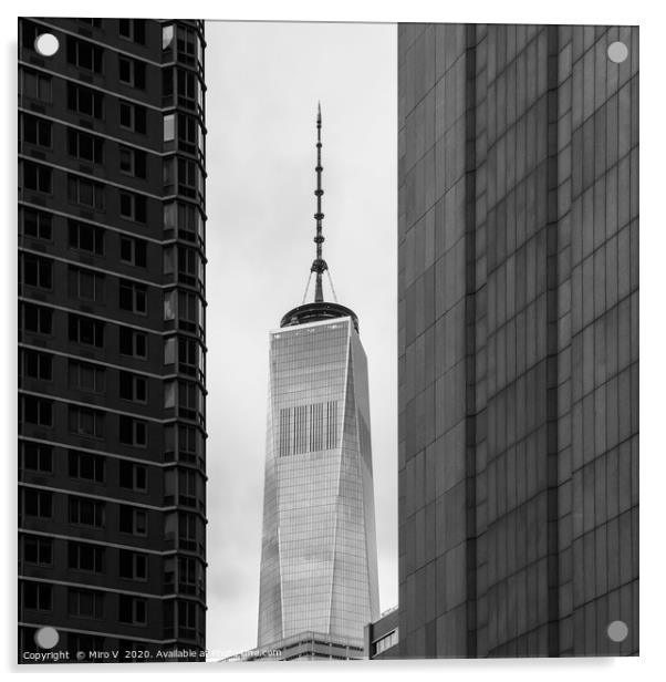 One World Trade Center Acrylic by Miro V