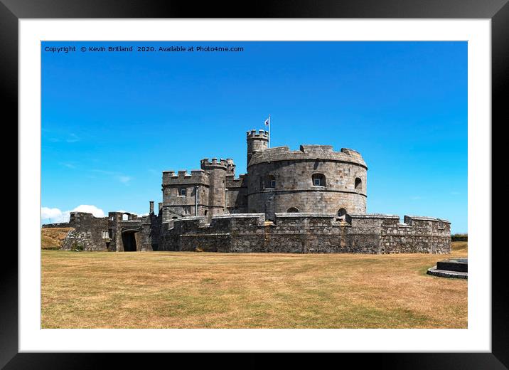 English Castle Framed Mounted Print by Kevin Britland