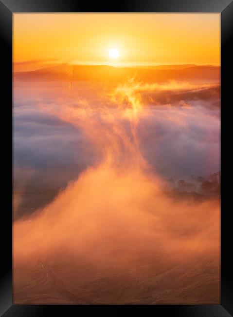 Derbyshire Peak District Sunrise Framed Print by John Finney