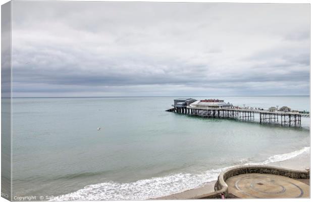 Cromer Pier 4th July 2020 Canvas Print by Sally Lloyd