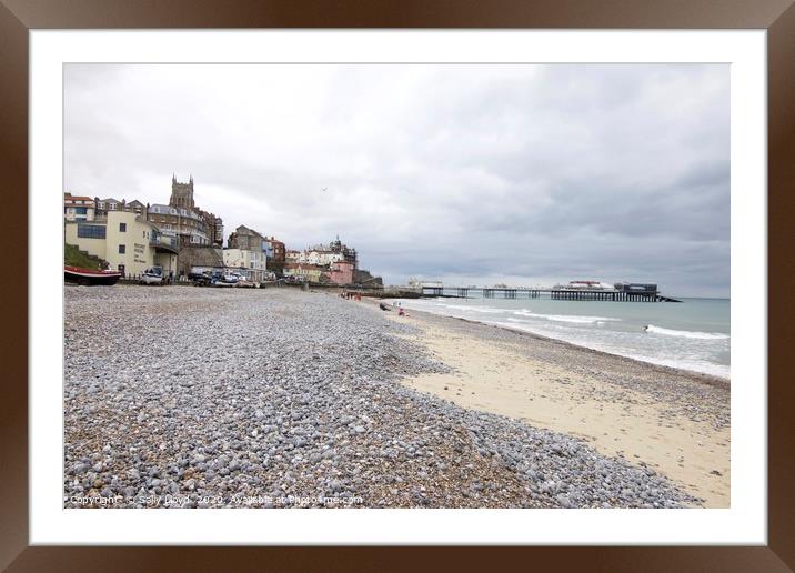 Cromer Pier View Framed Mounted Print by Sally Lloyd