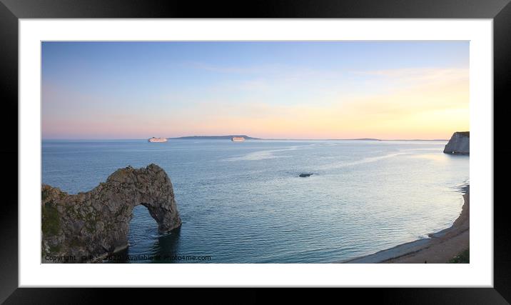 Seascape Panorama  Framed Mounted Print by Rumyana Whitcher