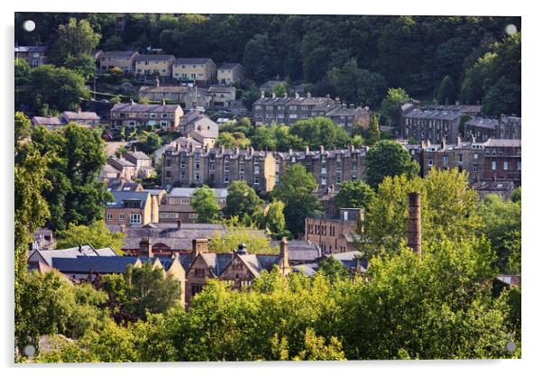 Hebden Bridge Acrylic by David McCulloch