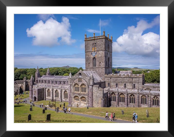 St David's Cathedral, Pembrokeshire Framed Mounted Print by Chris Yaxley