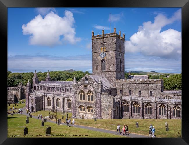 St David's Cathedral, Pembrokeshire Framed Print by Chris Yaxley