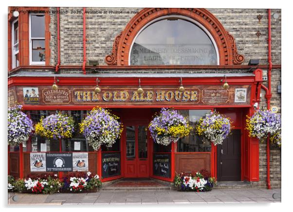 The old Alehouse Acrylic by Kevin Britland