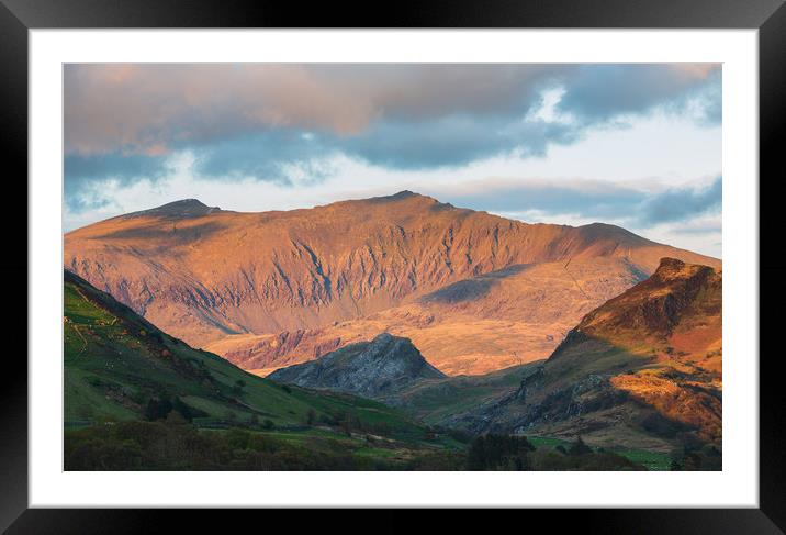 Snowdon from Llyn Nantlle Framed Mounted Print by Rory Trappe